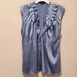 ❤ BCBGMAXAZRIA SILK SATIN TOP/BLOUSE, SMALL